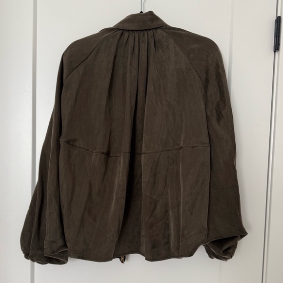 Zara PUFFED BOMBER JACKET ZW COLLECTION - Picture 8 of 9